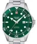 Swiss Alpine Military 7095.2134 Diver Automatik Herrenuhr 44mm 30ATM - Silber