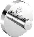 UP-Thermostatarmatur PUSH Feinbaus mit Funktionseinheit rund chrom