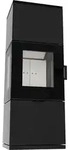 Kaminofen aus Stahl KRATKI INGA 8 kW &Oslash; 150 - Schwarz