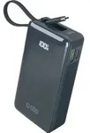 SBS 10000 mAh 20W Powerbank mit integriertem USB-C-Kabel und Digitalanzeige -