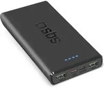 SBS TTBB10000FASTPD2, 10000 mAh, Adaptive Fast Charging, 20 W, Schwarz - Schwarz