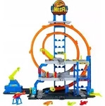 Hot Wheels City Mega-Parkgarage-Spielset mit 1 Die-Cast-Spielzeugauto und 1