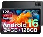DOOGEE U12 Tablet - Android 16, 12 Zoll, 24GB(6+18)+128GB (bis 2TB erweiterbar),