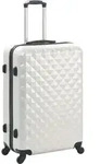 vidaXL Hartschalen-Trolley-Set 3 Stk. Helles Silber ABS - Silber