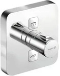KLUDI 389110538 PUSH UP-Thermostatarm. mit - Silber