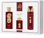 Lattafa Pride Ansam Gold Giftset EDP 100ML + EDP 20ML + PERFUMED
