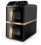 Philips 4000 series Airfryer mit zwei aufeinander gestapelten K&ouml;rben,