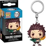 Demon Slayer - Tanjiro Kamado Schl&uuml;sselanh&auml;nger Funko Pocket POP! Keychain - Bunt