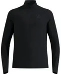 Odlo Midlayer Essential Ceramiwarm 1/2 Zip Laufsportshirt Herren - Schwarz - S