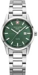 Swiss Alpine Military Damen Uhr Analog Quarz 7767.1134SAM Edelstahl - Gr&uuml;n