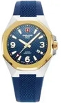 Swiss Alpine Military Herren Armbanduhr 42 mm Avenger Silicon blau 7005.1845 - Blau