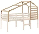 vidaXL Dach f&uuml;r Kinderbett 198x97x113 cm Massivholz Kiefer - Braun