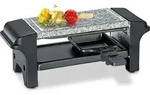 K&Uuml;CHENPROFI Raclette Twin schwarz HOT STONE DUO - Schwarz