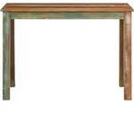 vidaXL Esstisch 110x55x76 cm Altholz Massiv