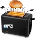 MEDION Toaster 2 Scheiben mit Br&ouml;tchenaufsatz (7 Br&auml;unungsstufen, 5