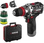 PARKSIDE PERFORMANCE 12V Akku-Schlagbohrschrauber PSBSAP 12 + Bosch Bitset 10 tlg.