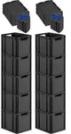 SuperSparSet 10x Eurobox NextGen Grip mit Scharnierdeckel und blauen
