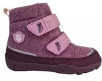 Affenzahn Wolle Comfy Otter Klettstiefel Rosa in Gr. 21 - Rosa - 21