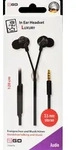 2GO In-Ear Stereo-Headset "Luxury" Zipper-Style anthrazit - Grau