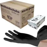 SFM &reg; BLACKLETS GRIP+ : XL Nitrilhandschuhe puderfrei F-tex schwarz (1000) - Schwarz