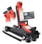 AREBOS 2T Hydraulischer Rangierwagenheber flach | Unterfahrh&ouml;he 85&ndash;385 mm