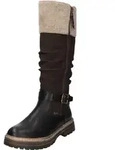 Rieker Stiefel bequem warm gef&uuml;ttert in schwarz, Gr. 37 - Schwarz - 37