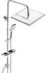 JOHO Edelstahl Duschsystem ohne Armatur Chrom Regendusche Duschset mit Duschgarnitur