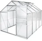 tectake&reg; Gew&auml;chshaus 7,7 m3 185 x 250 x 195 cm - Transparent