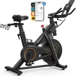 Heimtrainer f&uuml;r Zuhause, Fitnessbike mit LCD-Display bis 158 KG, bequeme und leise,