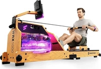 Sportstech Ruderger&auml;t WRX1000_OAK | Moderne LCD-Anzeige | LED-Feedback | Klappbar
