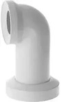 Duravit Ablaufbogen mit Rosette Abgang: waagerecht, wei&szlig;, 0014280000