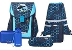 MCNeill Schulranzen-Set PRIMO, XAGON 9-teilig, ab 1. Klasse - Blau
