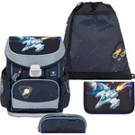 Belmil Mini-Fit ergonomisches Schulranzen-Set 4-teilig "Orion" mit Brustgurt -