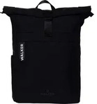 Walker Schulrucksack Roll Top Kunstfaser schwarz - Schwarz