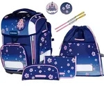 Schneiders Schulranzen Ergolite Set 9-teilig Blue Bloom blau - Blau