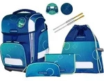 Schneiders Schulranzen Ergolite Set 9-teilig Geo Motion blau - Blau