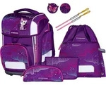 Schneiders Schulranzen Ergolite Set 9-teilig Wavy Dots violett - Violett/Lila