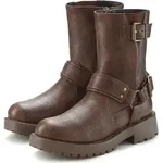 LASCANA Bikerboots braun Gr&ouml;&szlig;e 38 - Braun - 38