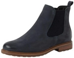 Tamaris Damen Elegante Stiefelette Chelsea 1-25056-41 Blau - Blau - 36