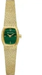 Bulova 97L184 Damenuhr Quarz Goddess of Time Goldfarben/Gr&uuml;n - Gr&uuml;n