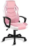 ALFORDSON Racing Schreibtischstuhl, Ergonomischer h&ouml;henverstellbarer & gepolsterter