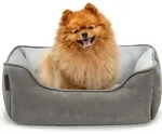 lionto Hundebett &ndash; 2-in-1 Wendek&ouml;rbchen, weich gepolstert & pflegeleicht, mit