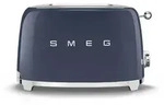Smeg TSF01NBEU Toaster 6 2 Scheiben 950 W Blau, Chrom - Blau/Silber