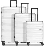 Bergpfeil Travel Trolley Set 3-teilig Ice White Metallic wei&szlig; 55cm - Wei&szlig;