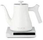 CHiATO flowPLAY Classic Elektrischer Wasserkocher, 0.6 l - Wei&szlig; - Wei&szlig;