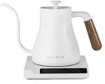 CHiATO flowPLAY Gooseneck Elektrischer Wasserkocher, 0.6 l - Wei&szlig; - Wei&szlig;