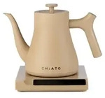 CHiATO flowPLAY Classic Elektrischer Wasserkocher, 0.6 l - Beige - Beige