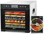 Balter D&ouml;rrautomat Edelstahl mit 7 Etagen, 600 W, D&ouml;rrger&auml;t, LED-Display,