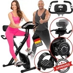 Heimtrainer MX100 PRO | X-Bike Fitnessbike - Sport Fahrrad faltbar - Ergometer Rad -