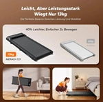 3-in-1 Laufband f&uuml;r Zuhause mit LED-Anzeige, App, Trainingskursen &